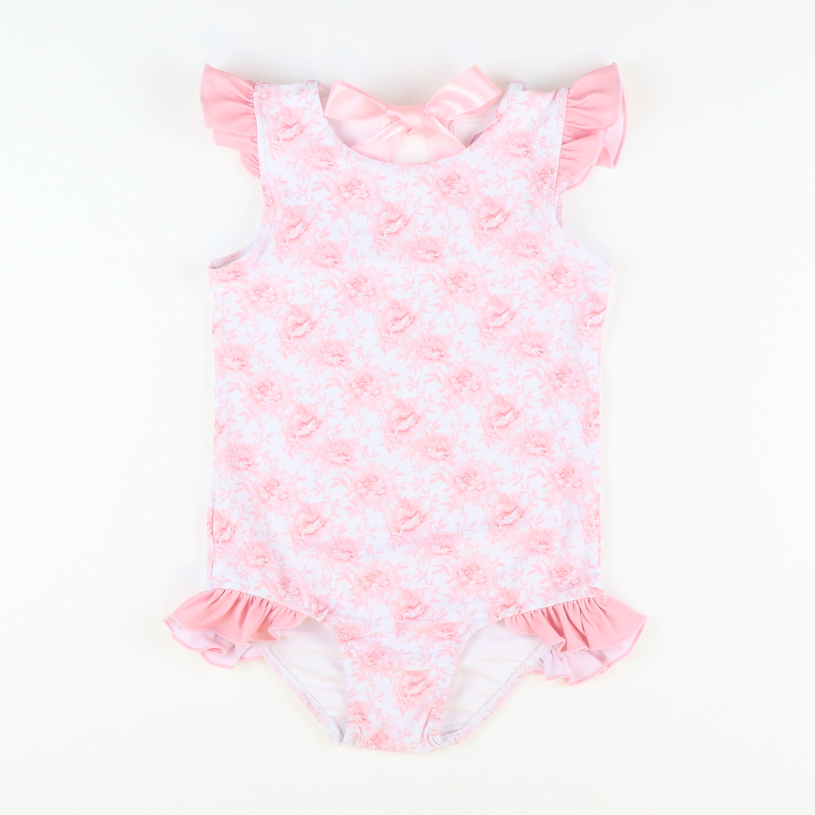 Rashguard Swimsuit - Pink Fancy Floral