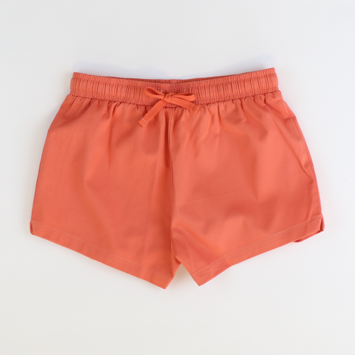 Girls Twill Shorts - Coral