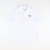 Embroidered Patriotic Labrador Knit Polo - Solid White