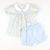 Playground Pocket Set - Pumpkin Blue Bow Trellis