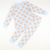 Pajama Set - Pumpkins Light Blue Check