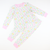 Pajama Set - Pumpkin Pink Bow Trellis
