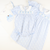 Embroidered Tiny Blue Pumpkins Dress - Blue Chinoiserie