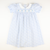 Embroidered Tiny Blue Pumpkins Dress - Blue Chinoiserie