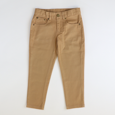 Boys Signature Twill Five Pocket Pants - Khaki 2024 - Southern Smocked Co.