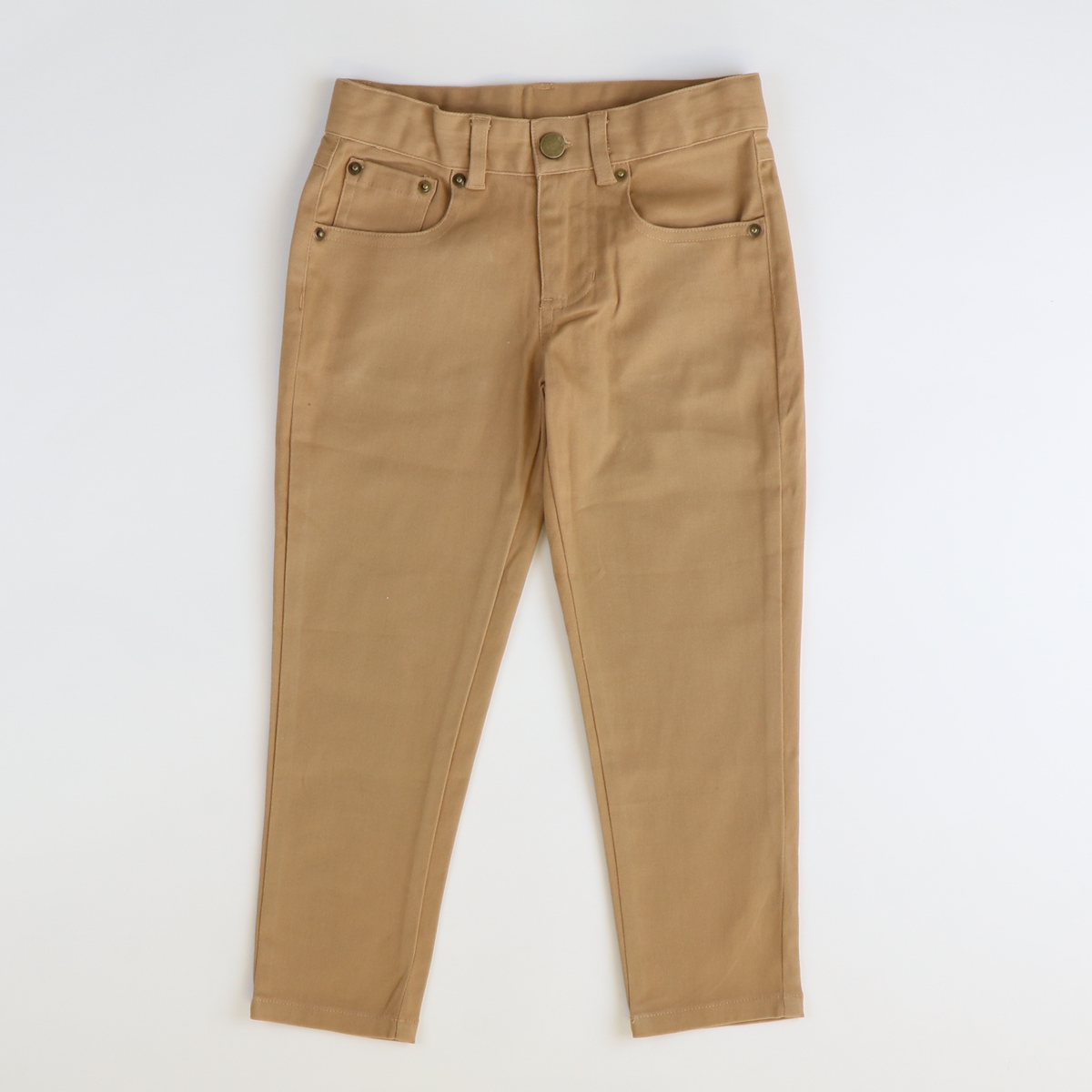 Boys Signature Twill Five Pocket Pants - Khaki - Stellybelly