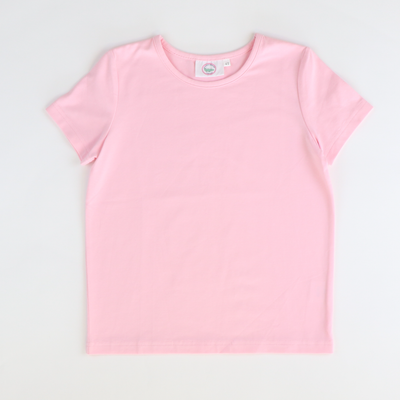Out & About Girl's Tee - Light Pink - Southern Smocked Co.