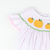 Smocked Pumpkin Patch Girl Bubble - Light Pink Dots