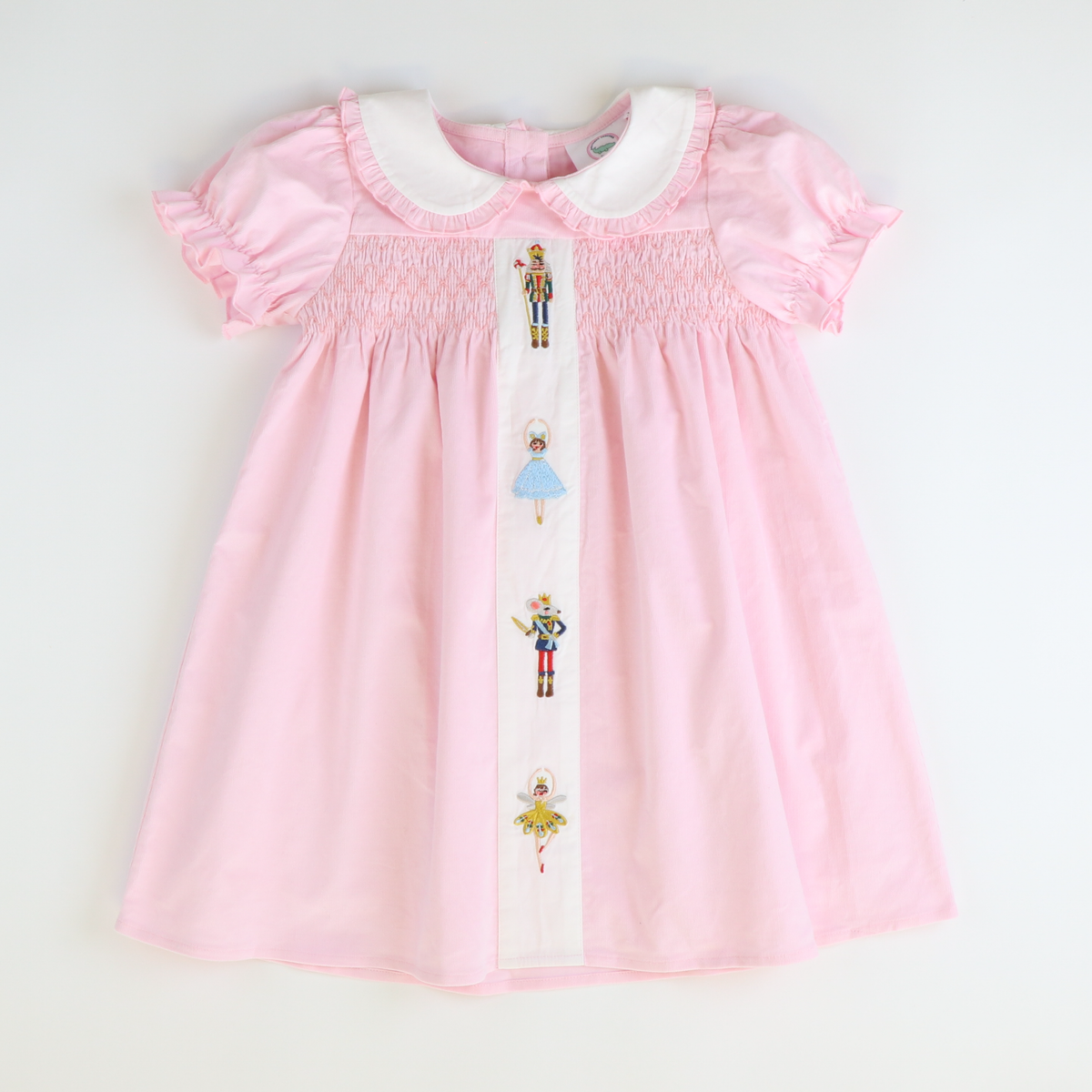 nutcracker smocked dress Sugarplum Fairy long to be exact Pink Christmas Dress Girls New