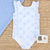 Ruffle Swimsuit - Blue Fancy Floral