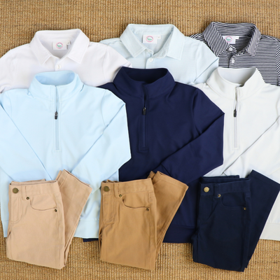 Boys Signature Twill Five Pocket Pants - Navy 2024 - Southern Smocked Co.