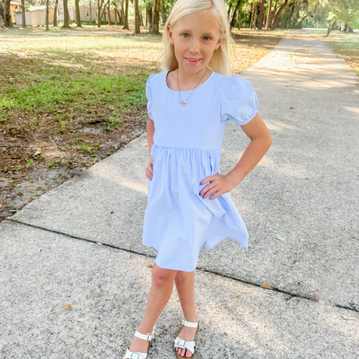 Chambray Dress - Light Blue