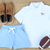 Embroidered Patriotic Labrador Knit Polo - Solid White