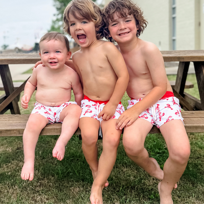 Swim Trunks - Lobsters