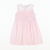 Collared Smocked Dress - Light Pink Floral