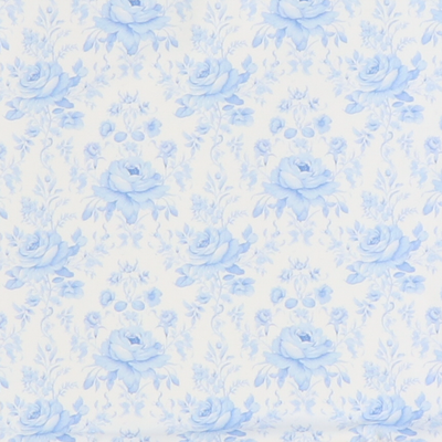 Tennis Skirt - Fancy Blue Floral - Southern Smocked Co.