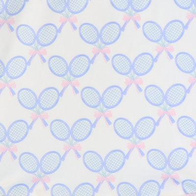 Country Club Dress - Rackets - Southern Smocked Co.