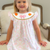Smocked Pink Bow & Pumpkins Bishop- Pumpkin Lattice