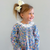 Eyelet Ruffle Set - Blue Floral