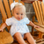Smocked Geo Girl Bubble - Blue Fancy Floral