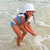 Ruffle Neck Bikini - Nautical Ropes