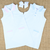 Courtside Tennis Dress - White & Light Blue
