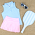 Courtside Girls Polo - Light Pink