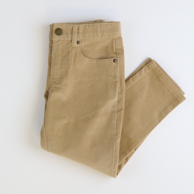 Boys Signature Corduroy Five Pocket Pants - Khaki