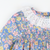 Eyelet Ruffle Set - Blue Floral