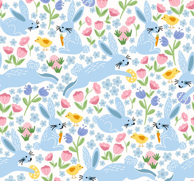 Collared Knit Girl Bubble - Bunny Hop