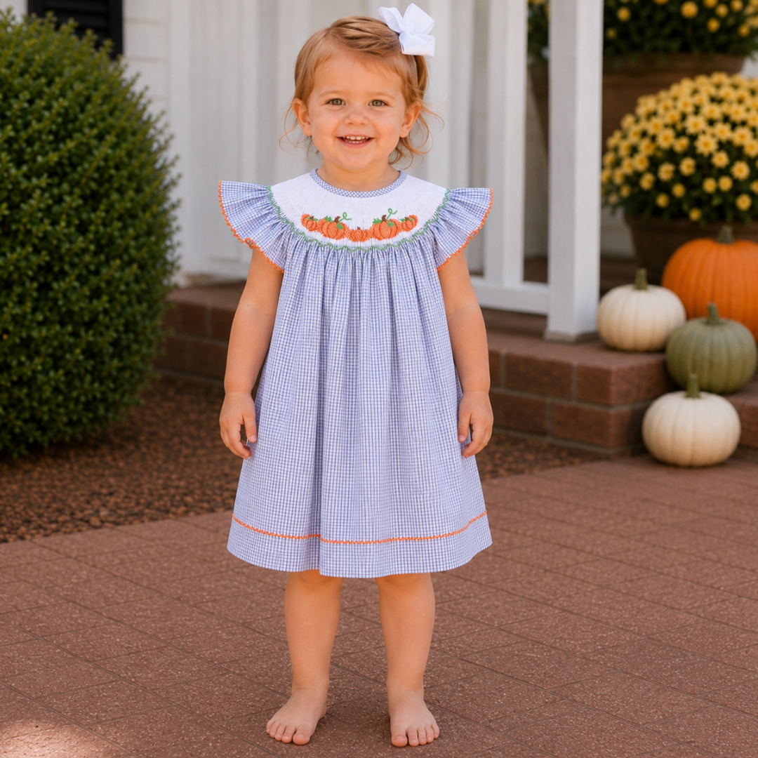 Smocked Pumpkin Patch Bishop