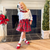 Christmas Plaid Ruffle Blouse & Skirt Set - Stellybelly