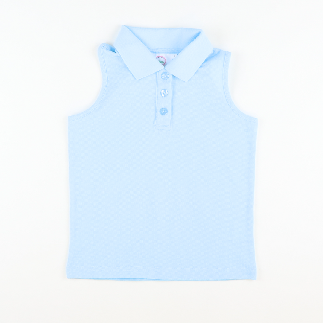 Courtside Girls Polo - Light Blue