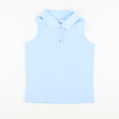 Courtside Girls Polo - Light Blue - Stellybelly