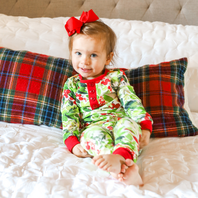 Knit Pajama Set - Winter Berries