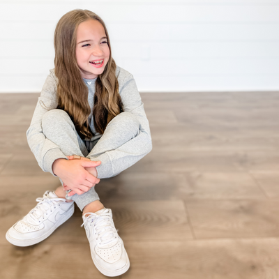 Lexi Jogger Set- Heather Gray