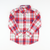 Signature Button Down Collared Shirt - Red & Navy Plaid