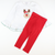 Knit Leggings - Holiday Red