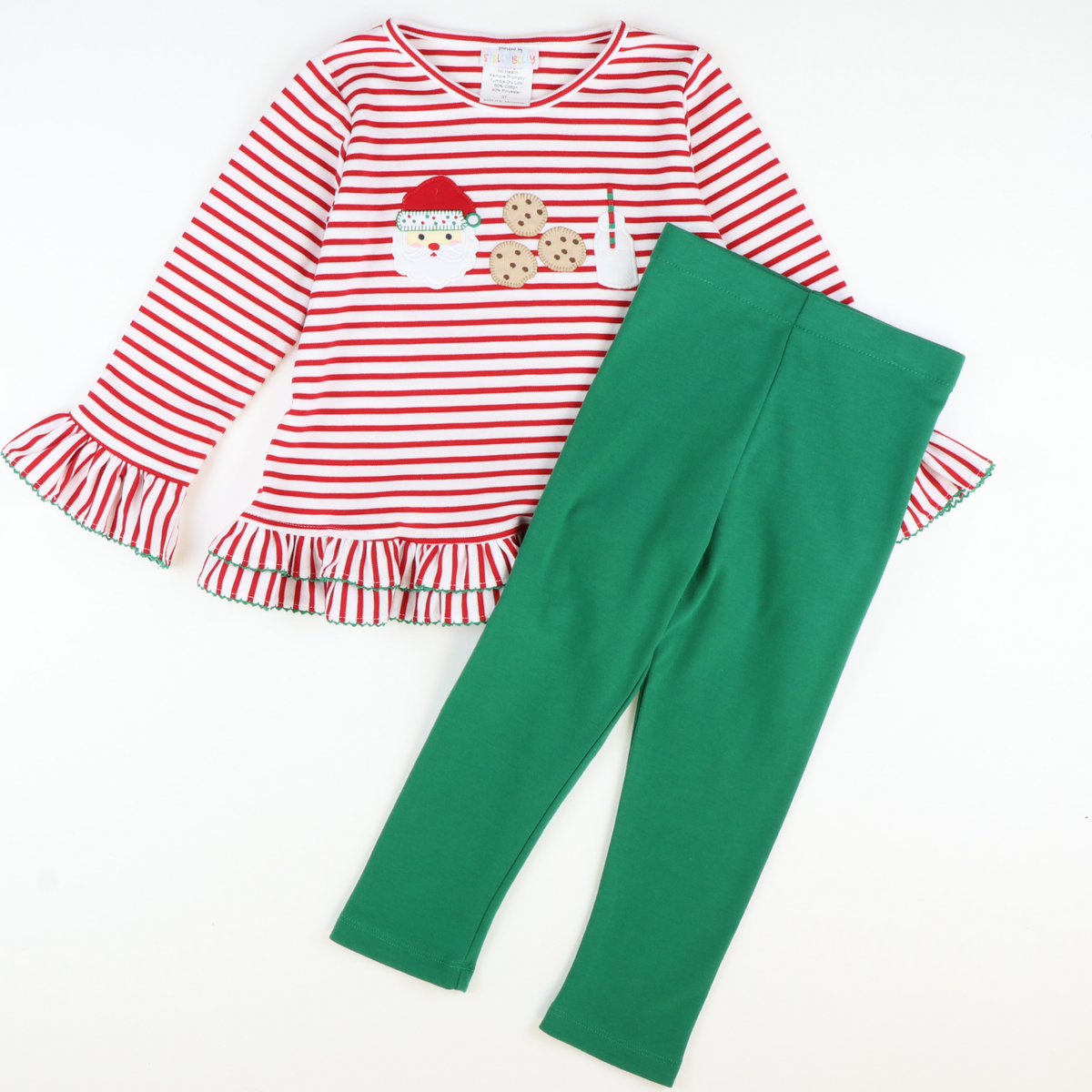 Knit Leggings - Christmas Green