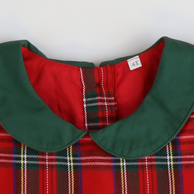 Collared Dress - Plaid Dress