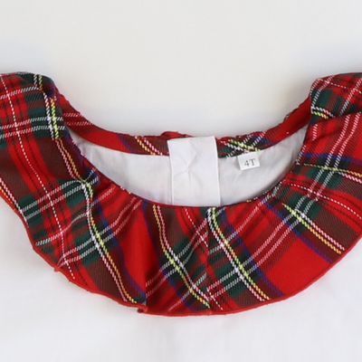 Christmas Plaid Ruffle Blouse & Skirt Set - Stellybelly