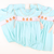 Smocked Classic Pumpkins Ruffle Neck Girl Bubble - Mint Pique