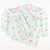 Smocked Heirloom Christmas Trees Ruffle Neck Top & Bloomer Set