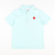 Embroidered Apple Knit Polo - Mint Green