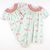 Smocked Heirloom Christmas Trees Geo Girl Long Bubble