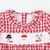 Embroidered Christmas Friends Dress- Holiday Red Check