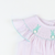 Smocked Cottontail Bunnies Girl Bubble - Light Pink Tiny Dot