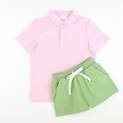 Signature Twill Shorts - Resort Green
