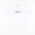 Smocked Crayons Short Sleeve White Knit Shirt