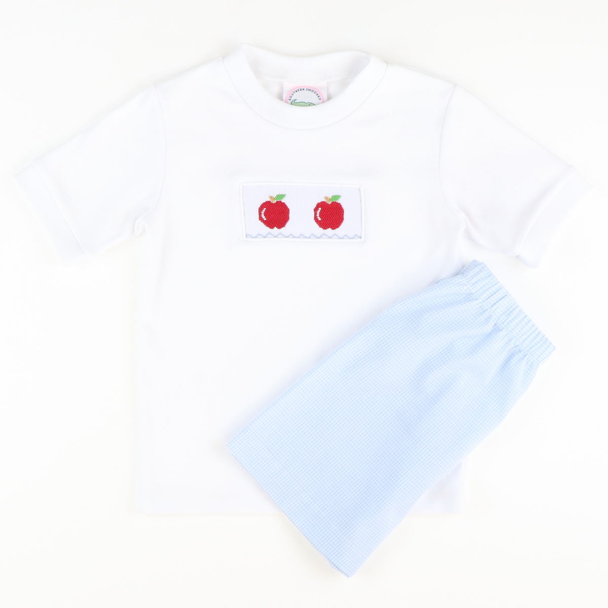 Signature Shorts - Light Blue Mini Gingham